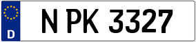 Truck License Plate